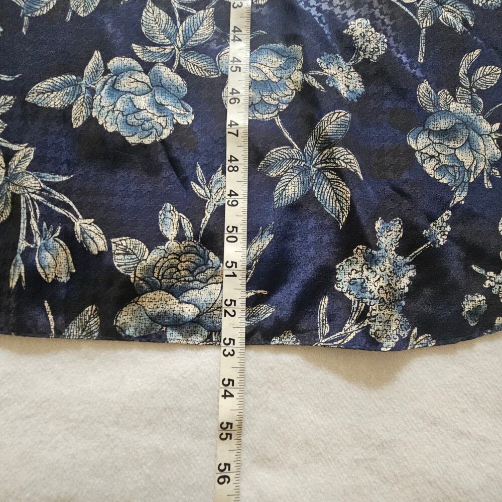 Vintage California Dynasty Women's Full length Kaftan Kimono, Blue, One Size - Picture 11 of 13